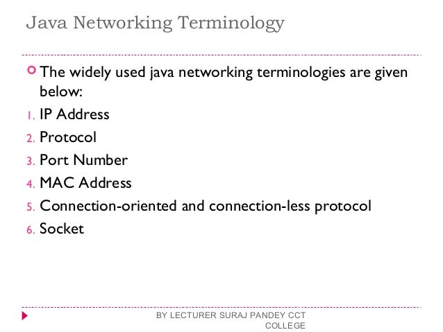 Basic Networking in Java