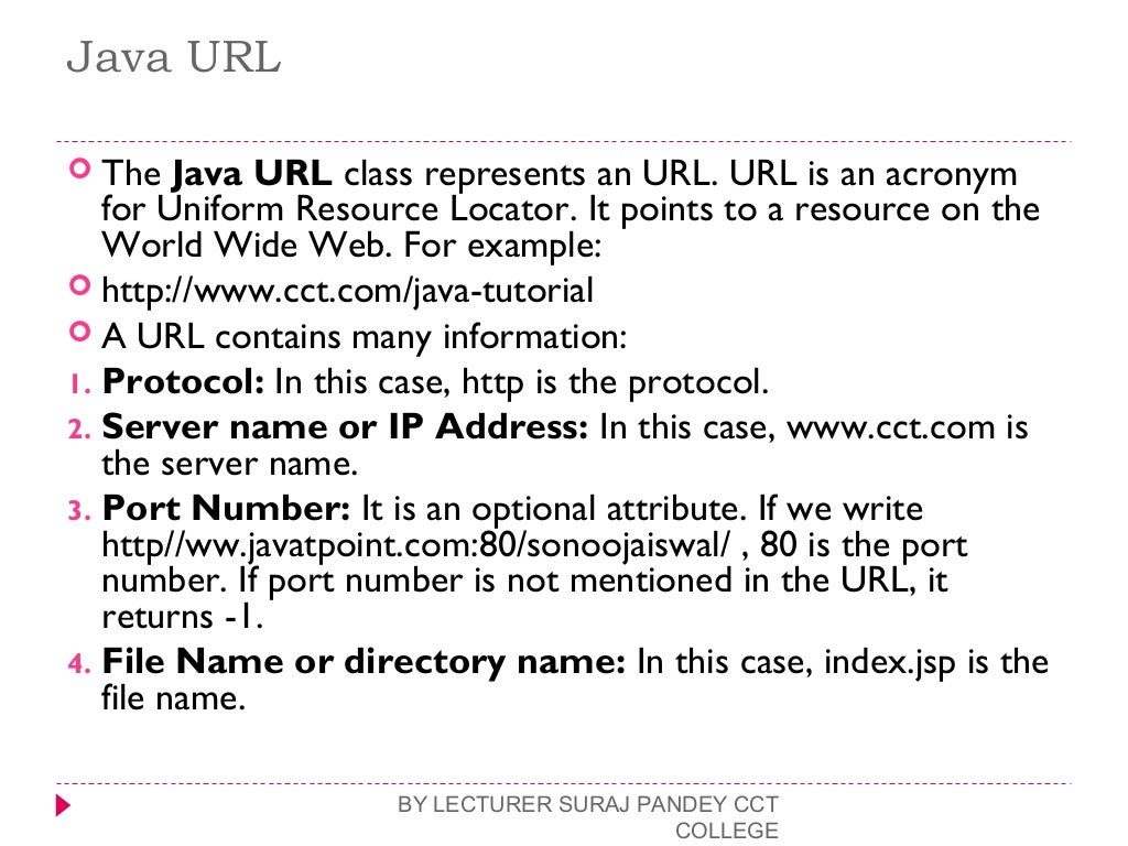 Basic Networking in Java