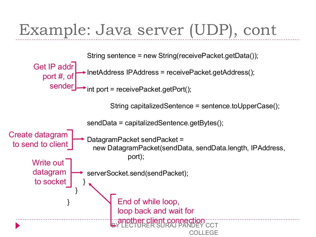Basic Networking in Java
