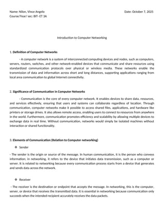 Introduction-to-Computer-Networking.Definitons | DOCX