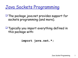 Comprehensive Guide to Java Socket Programming and Network ...