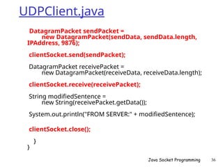 Comprehensive Guide to Java Socket Programming and Network ...