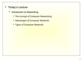 Comprehensive Introduction to Computer Networking Concepts and ...
