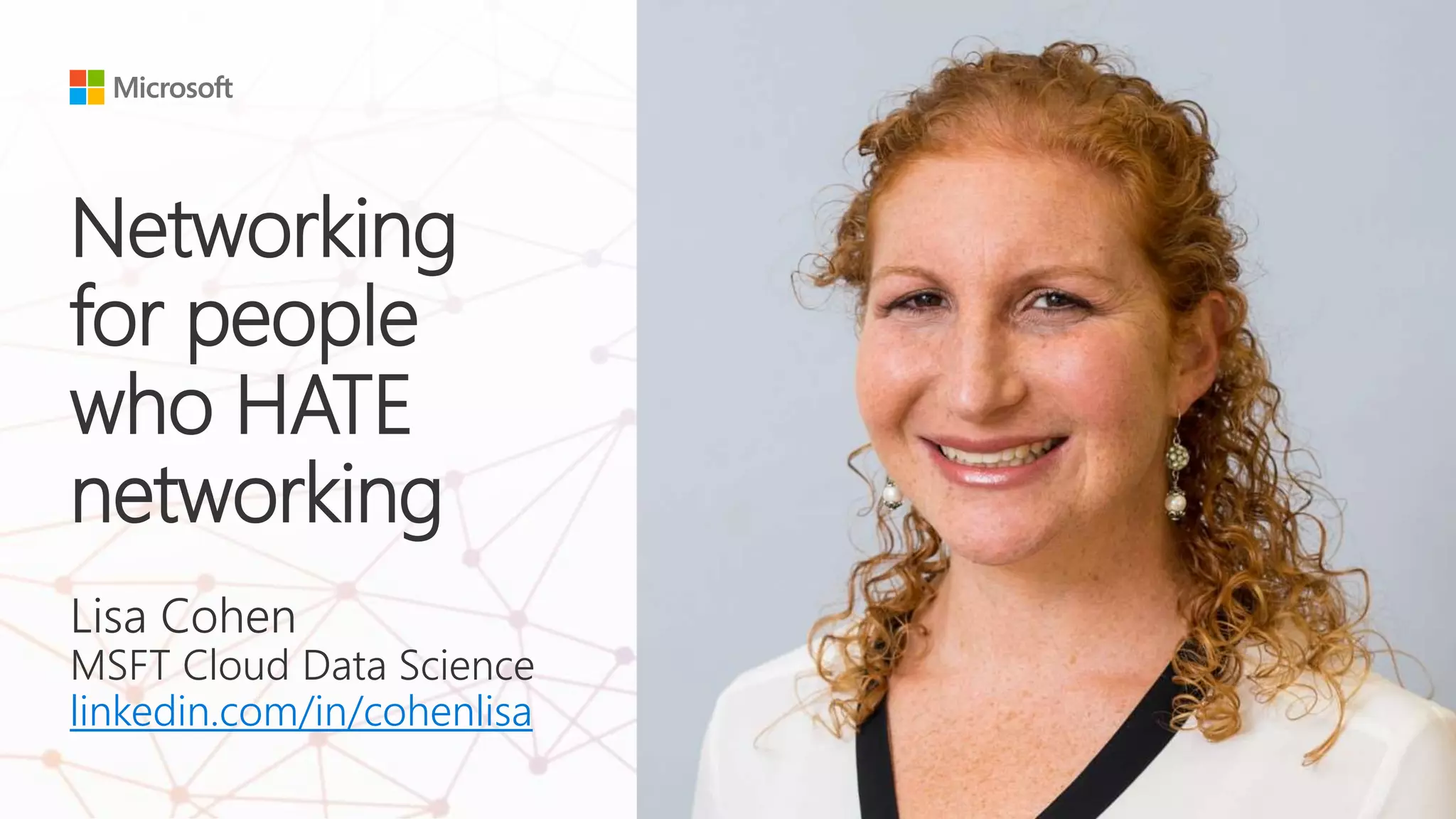 Professional networking for people who HATE Networking [General