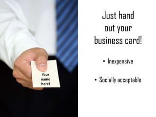 Follow up
connections
with an
email.

Something like:

 