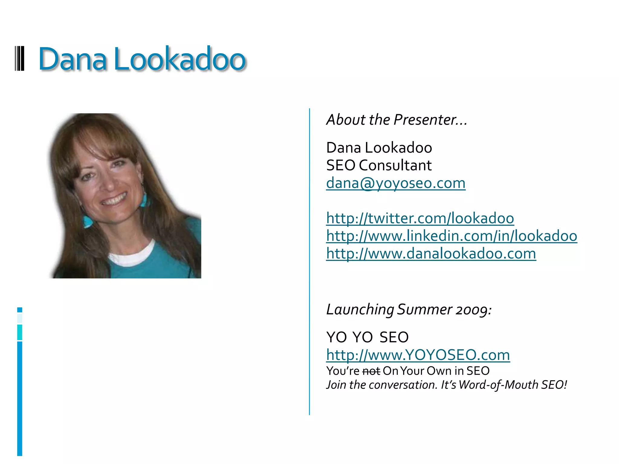 Events, VacationsReviews (Yelp)Vote, write reviewsBrad, Are you training yet for your 2nd try up Half Dome?Observe what your friends have been doing.Ask questions.Comment on friend’s profiles.Add value by sharing information, tips, something you learned or found or a quote that inspires.Social networking revolves around online conversations. It’s… Simple!Nothing new!About sharing!Being social online!Act online like you would offline. Show interest, interact, and become part of your communities. Be a friend and make friends!Online ConversationsWrite on Facebook Wall@BradleyFranklin Are you training yet for your 2nd try up Half Dome?Send tweet via Twitter