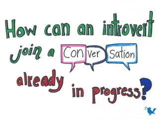 Networking Tips for Introverts (and Shy Folks): Visual Sketchnotes