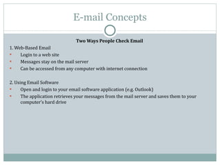 Webmail In Computer Network Networking (2) | PPT