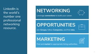 Networking and job search with LinkedIn | PPTX