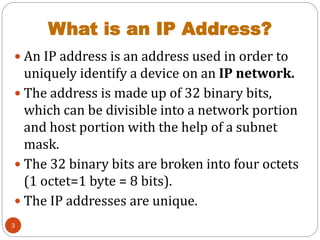 Comprehensive Guide to IP Addressing and Subnetting in Networking | PDF