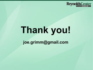 Thank you! [email_address] 