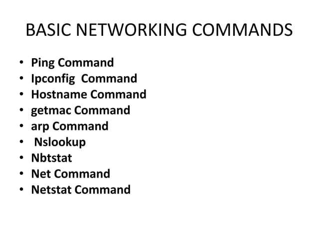 NETWORKING COMMANDS.pptx