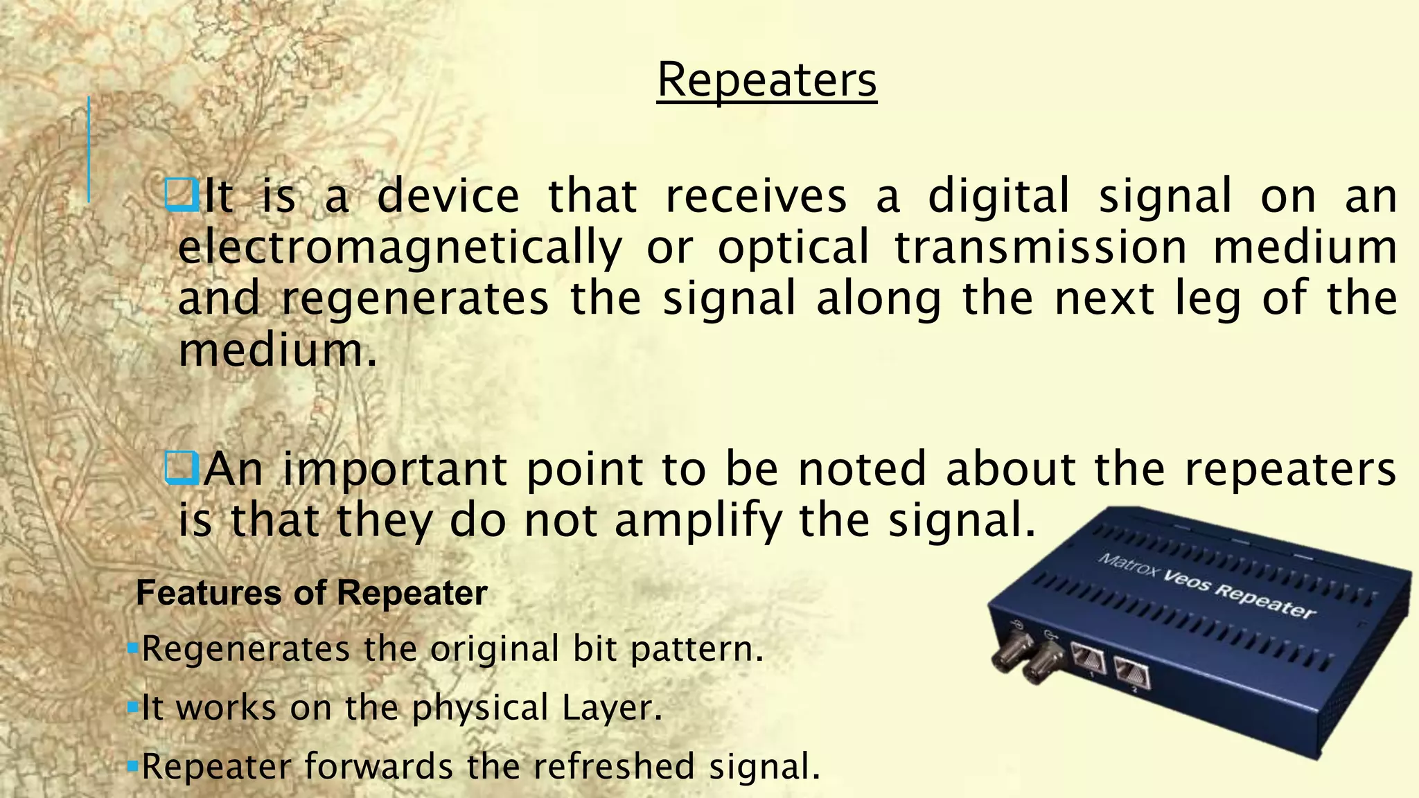 Networking Components | PPTX