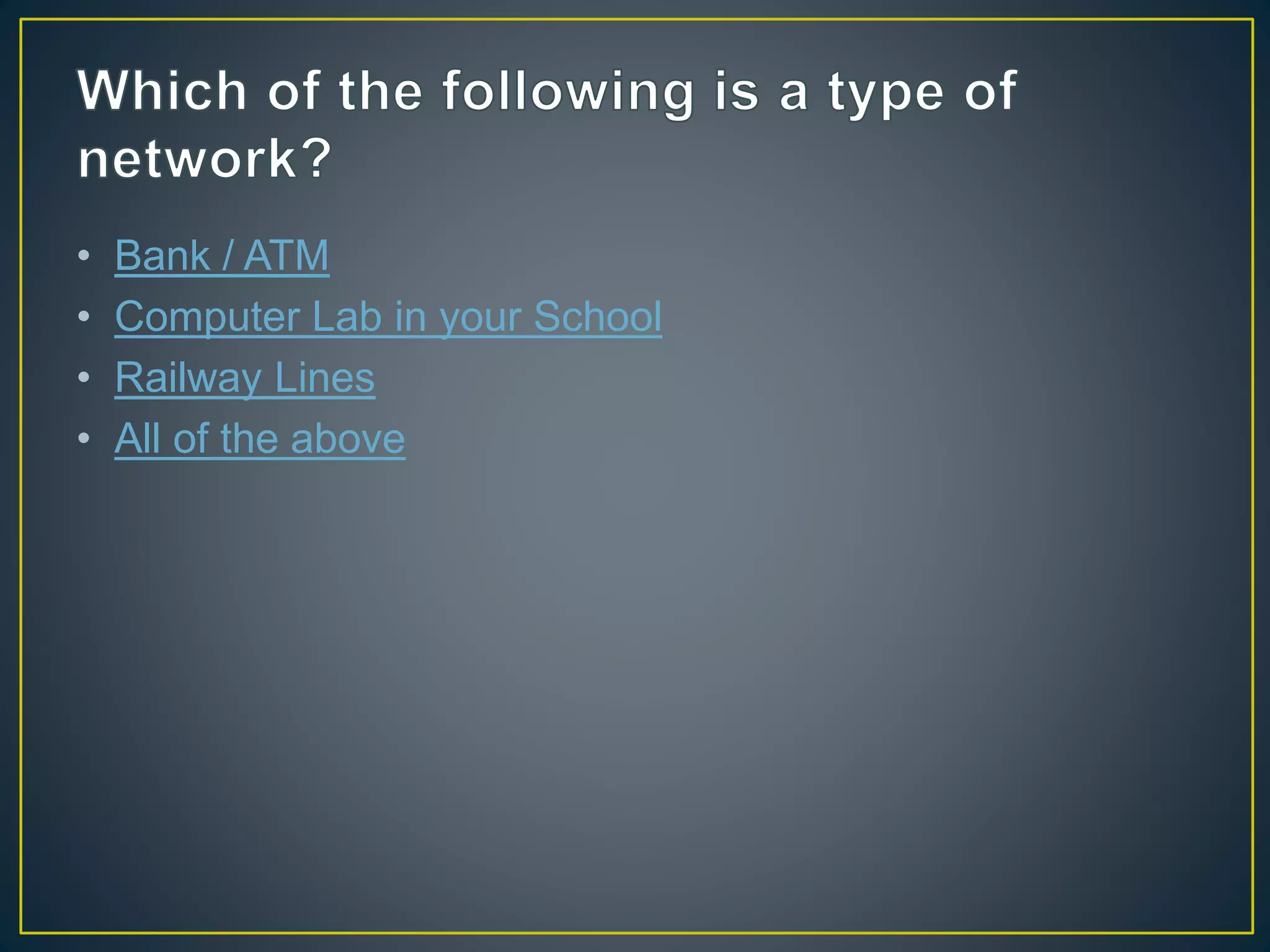 Networking concepts | PPT