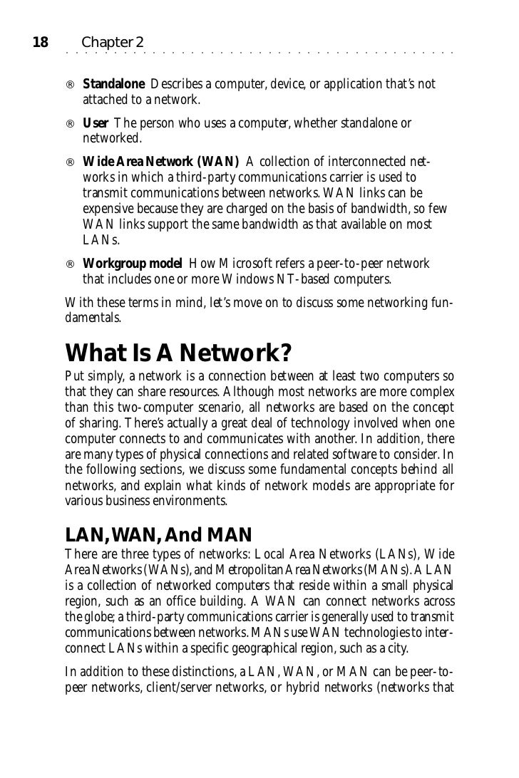 Networking concepts and terms
