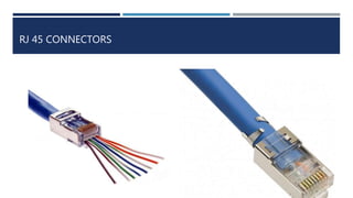 RJ 45 CONNECTORS
 