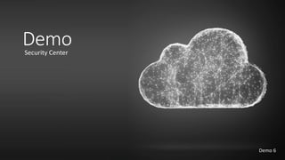 Demo
Security Center
Demo
Creating A Basic
Network
DemoSecurity Center
Demo 6
 