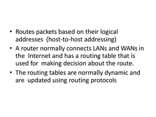 Networking devices | PPTX