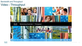© 2020 Cisco and/or its affiliates. All rights reserved. Cisco Confidential 22
Bandwidth and Throughput
Video - Throughput
 