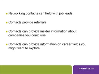 Networking for Career Success | PPTX