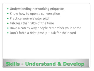Only 10% of the population naturally engages in conversation.The rest of us can use a method or process to make it successful.I don’t have the gift of gabso I won’t be good at networking