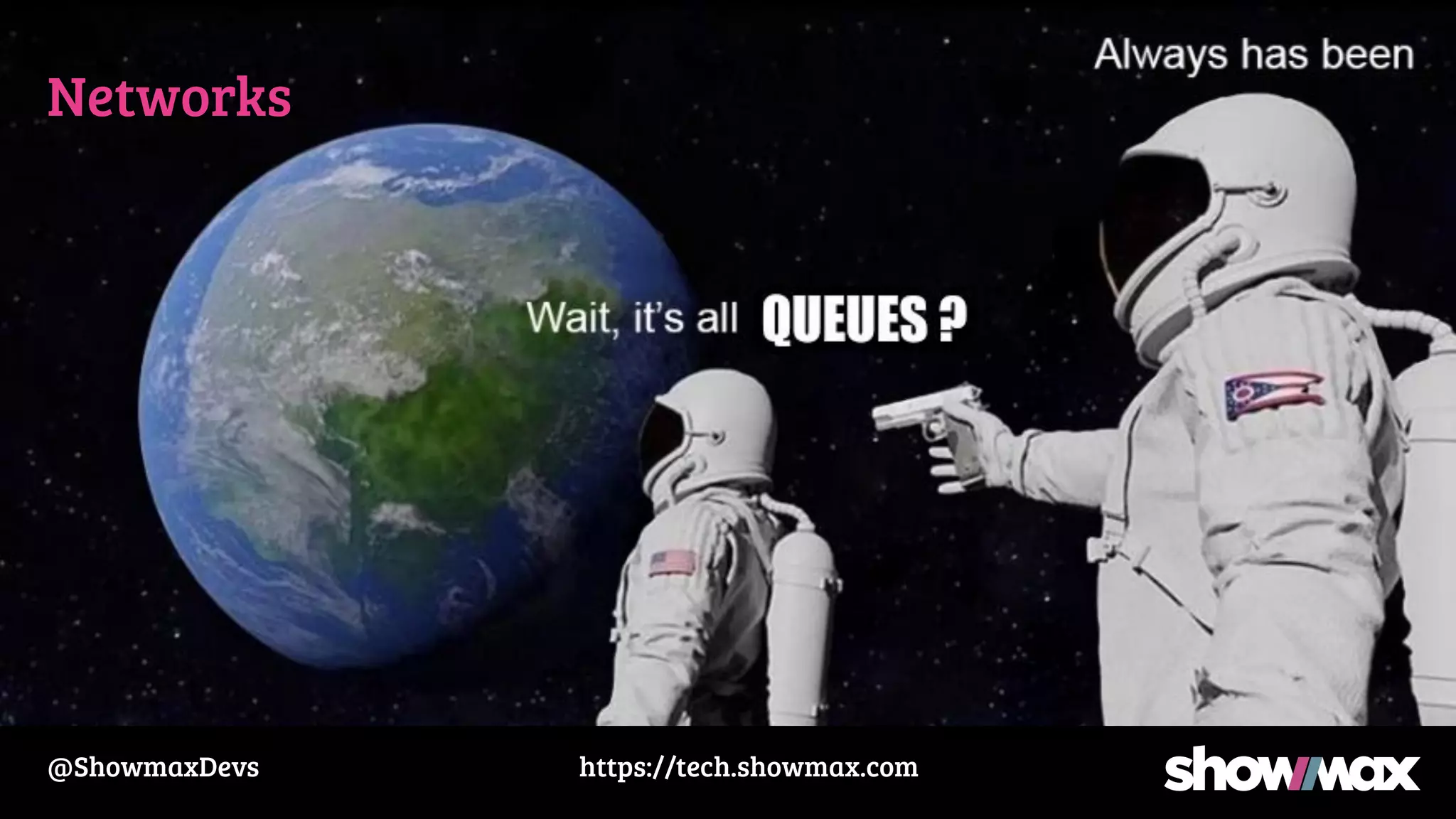 https://tech.showmax.com
@ShowmaxDevs
Networks
 
