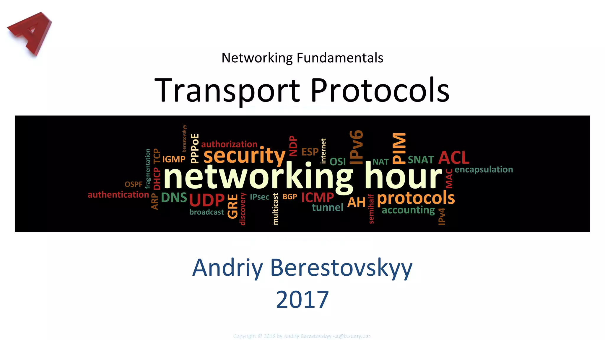 Networking Fundamentals: Transport Protocols (TCP and UDP) | PPT