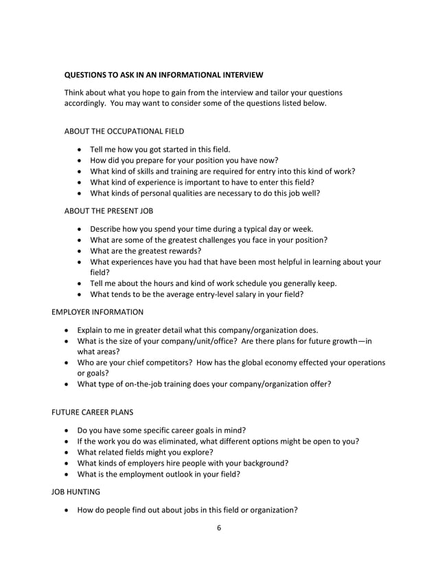 Networking handout PDF