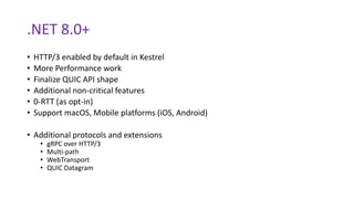 WUG Days 2022 Brno - Networking in .NET 7.0 and YARP -- Karel Zikmund
