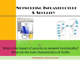            Networking Infrastructure       & Security Topic : ,[object Object]