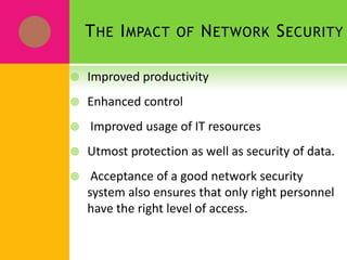 Securing Your Wireless NetworkUse encryptionUse anti-virus and anti-spyware software, and a firewallTurn off identifier broadcasting.Allow only specific computers to access your wireless network.