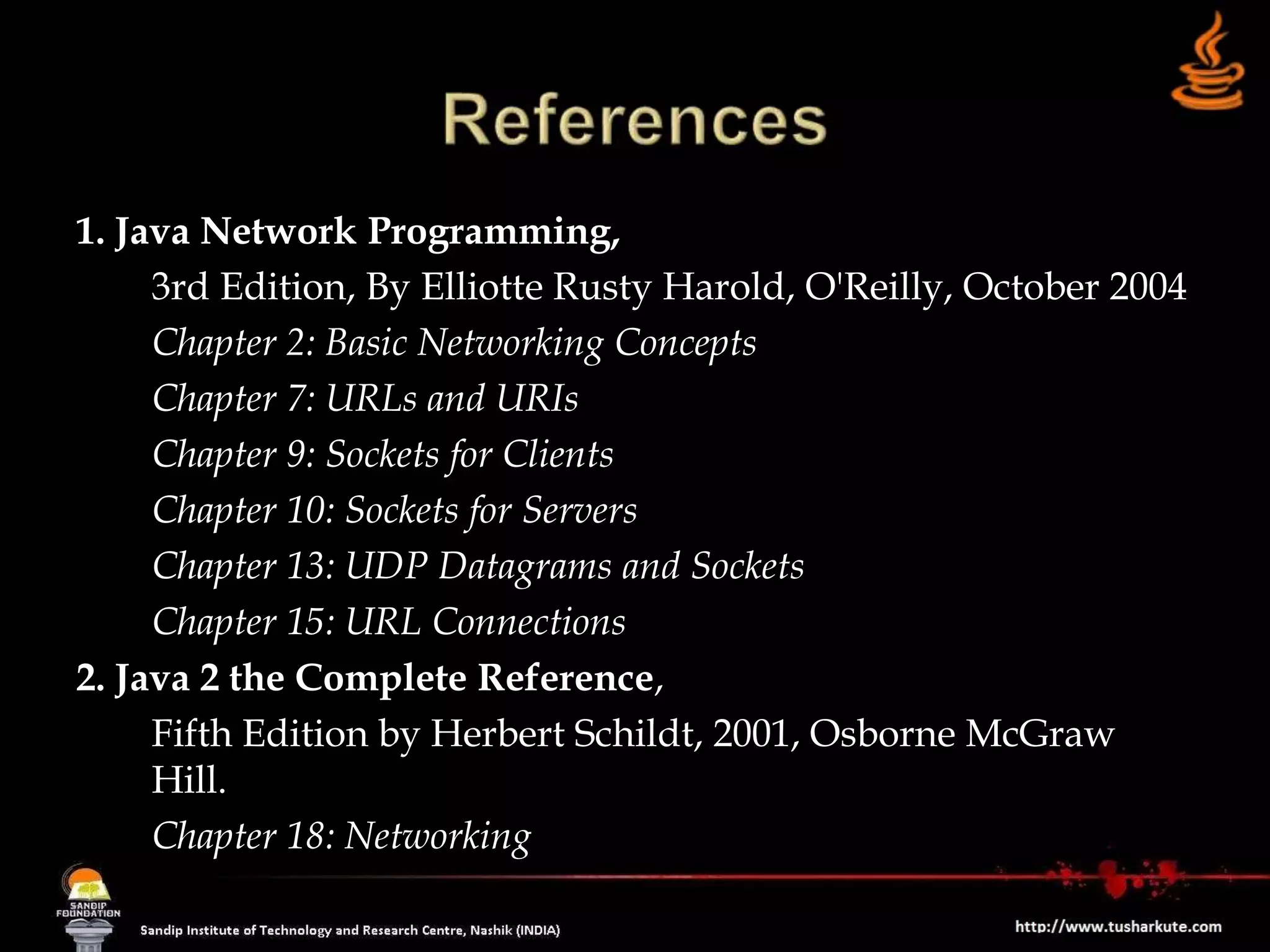 Networking in Java | PPTX