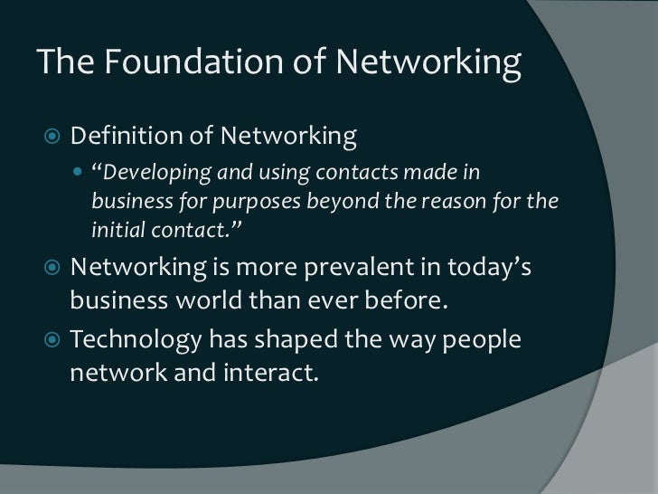 Networking in the workplace finished