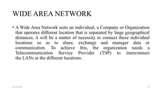 TYPES OF NETWORK TOPOLOGY TYPES OF NETWORK TOPOLOGY | PPTX