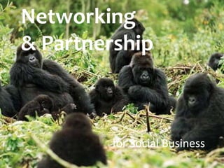 NetworkingNetworking
& Partnership& Partnership
for Social Businessfor Social Business
 
