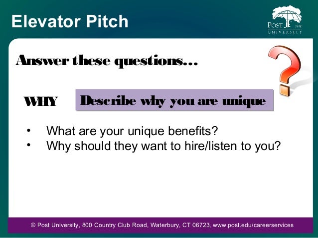 elevator pitch presentation ppt