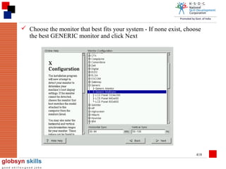  Choose the monitor that best fits your system - If none exist, choose
the best GENERIC monitor and click Next

418

 