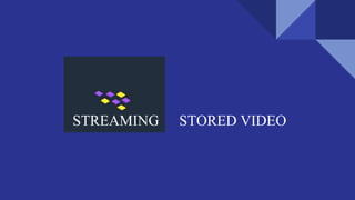STREAMING STORED VIDEO
 