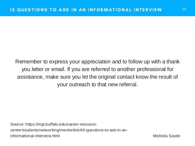 questions to ask at an informal interview