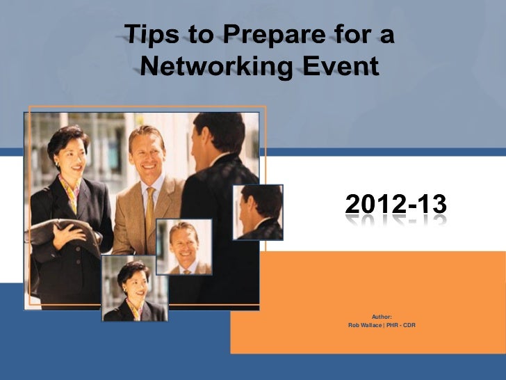 Networking Event Tips