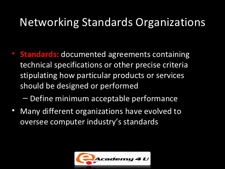 Networking standards