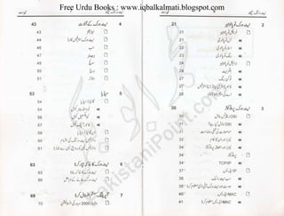 Free Urdu Books : www.iqbalkalmati.blogspot.com
 