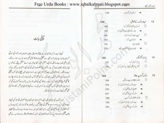 Free Urdu Books : www.iqbalkalmati.blogspot.com
 