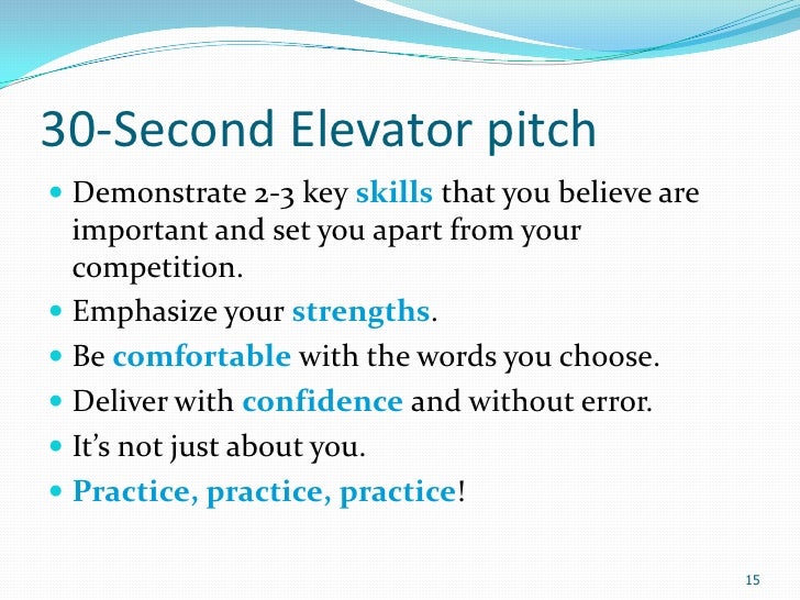 How to be a GREAT Netowrker