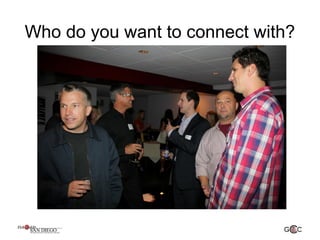 Who do you want to connect with?
 