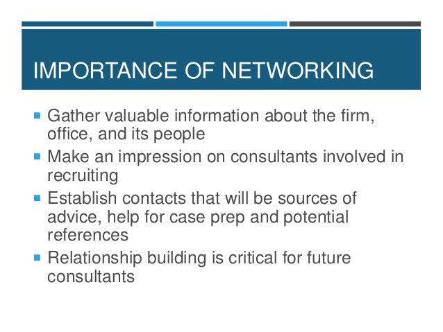 2017 Networking Workshop