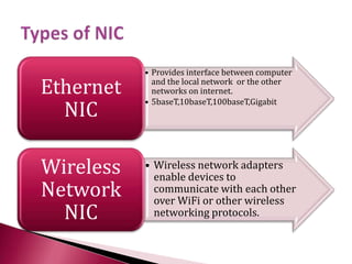 Network interface card | PPTX
