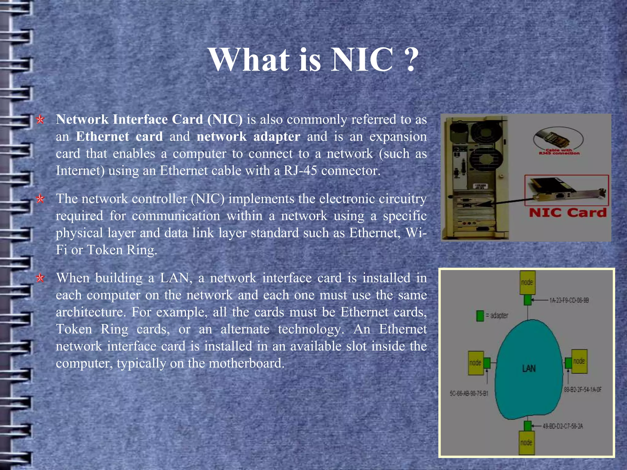Network interface card(nic) | PPTX