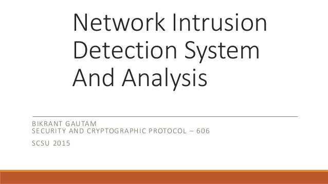 Intrusion detection system phd thesis