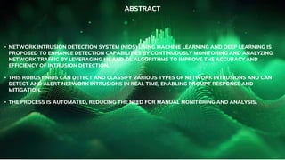 Network Intrusion Detection System Using Machine Learning and Deep ...